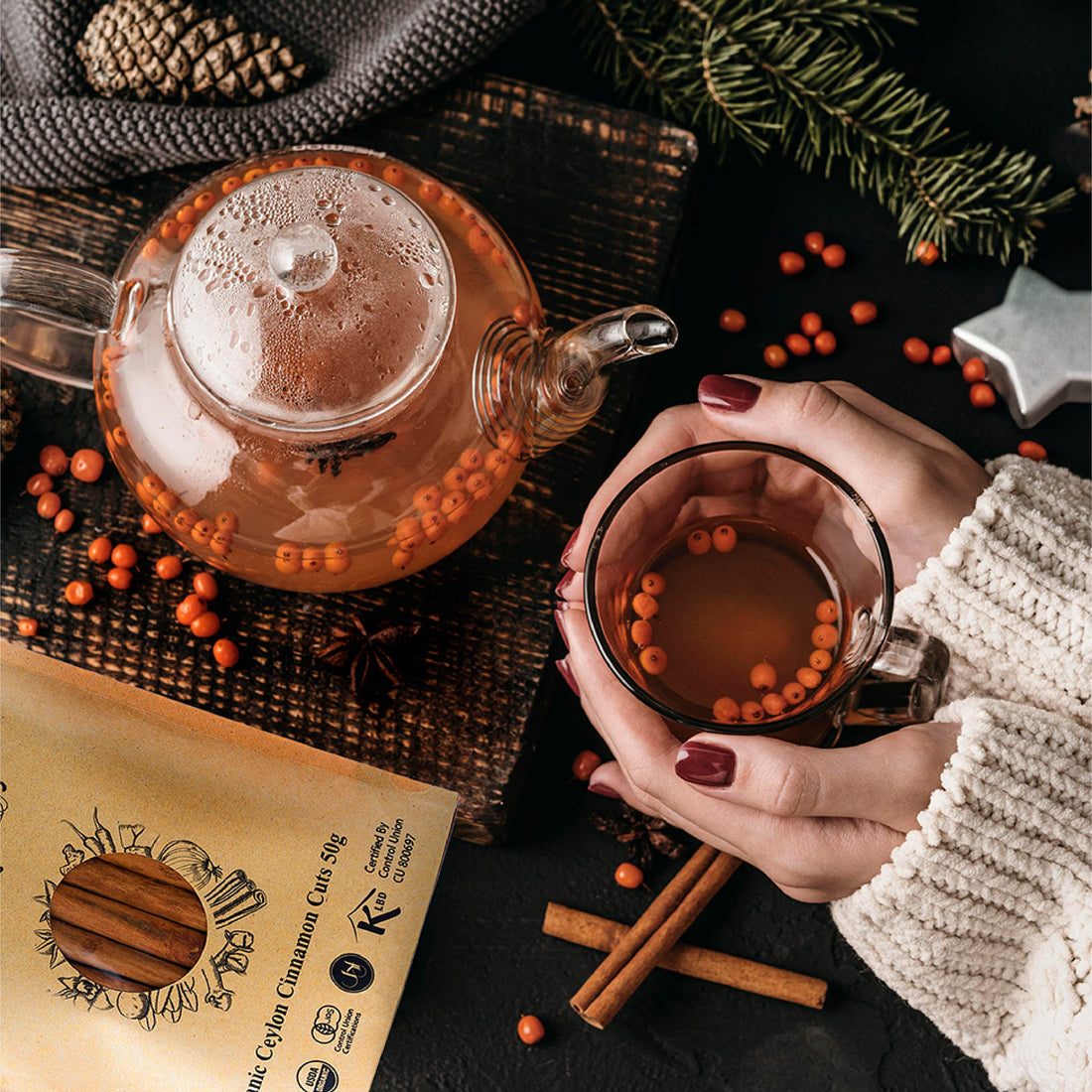 Sip, Simmer, & Spice: Organic Cinnamon Sticks for Wellness