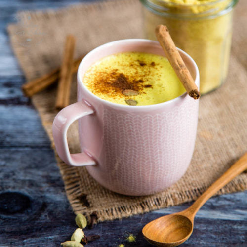 Cinnamon and Turmeric Latte with Organic Spice Shop Cinnamon